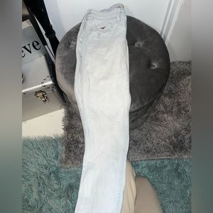 HOLLISTER ANKLE JEANS SIZE 1 W25 LIGHT WASH